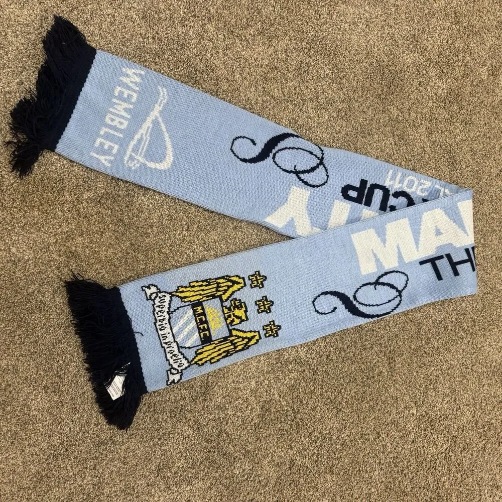 Manchester City FA Cup Final 2011 Wembley Official Supporter Scarf MCFC